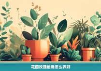 花园玫瑰地栽怎么养好