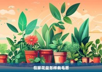 在家花盆怎样栽毛葱