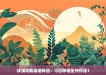 玫瑰花瓶插培养殖：可否移植室外存活？