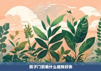 院子门前栽什么植物好养