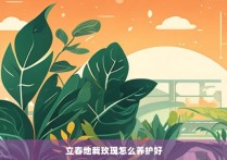 立春地栽玫瑰怎么养护好