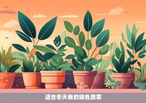 适合冬天栽的绿色蔬菜