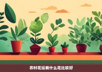 农村花坛栽什么花比较好