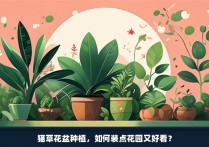 猫草花盆种植，如何装点花园又好看？