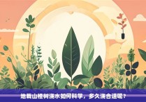 地栽山楂树浇水如何科学，多久浇合适呢？