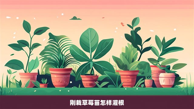 刚栽草莓苗怎样灌根